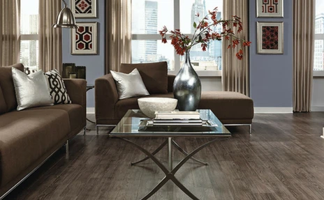  Luxury Vinyl flooring modern furniture.